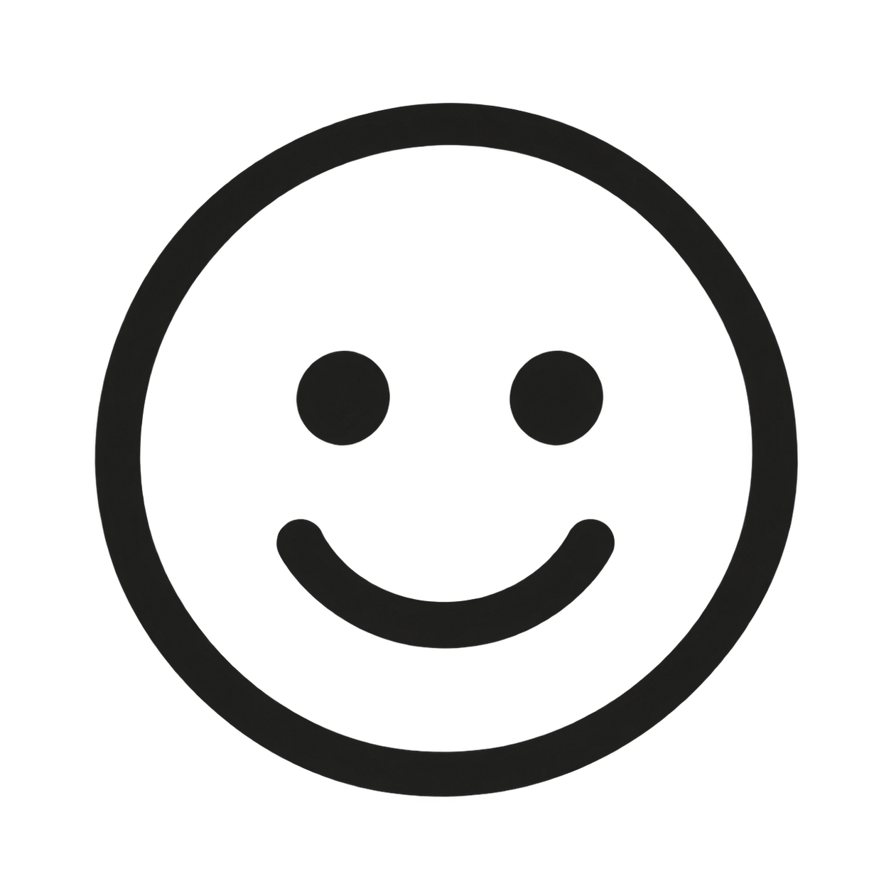 Icon of a smiling face
